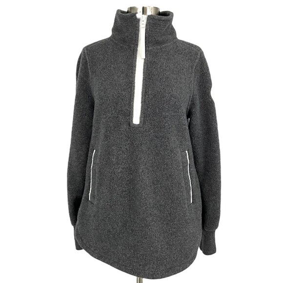 Canada Goose Sweaters - Canada Goose Half Zip Severn Pullover Sweater Gray Size M Women's Kind Fleece